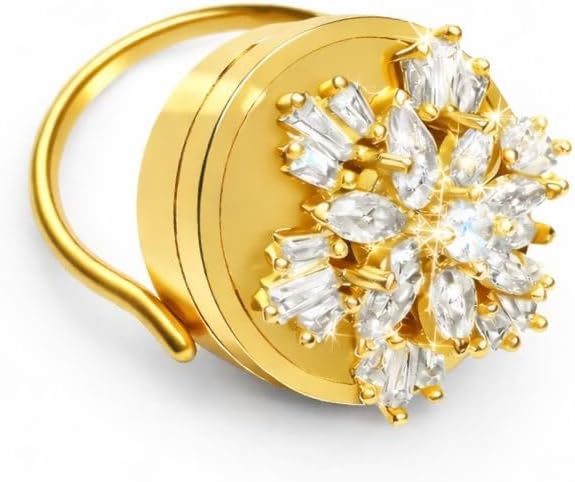 Spinner Lip Balm Ring in 14K Gold