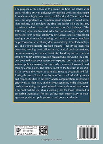 Leading Cops: Decision-Making for the Law Enforcement Leader
