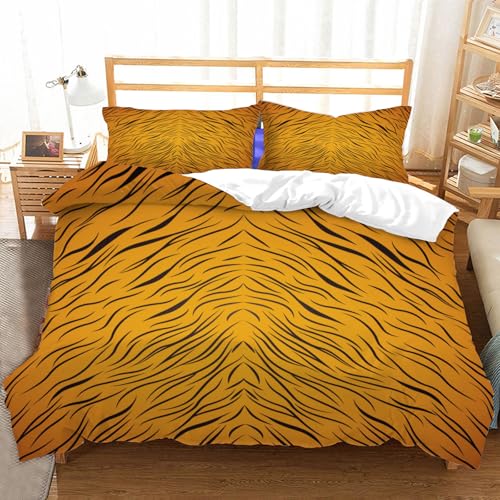 Funda Nordica Cama 90 Rayas de Tigre 3D