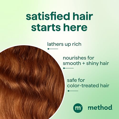 Image of Method Daily Zen Shampoo - Daily Clean for All Hair Types, Softens and Nourishes Hair, Color Safe - Sulfate Free - 14 oz, Pack of 3