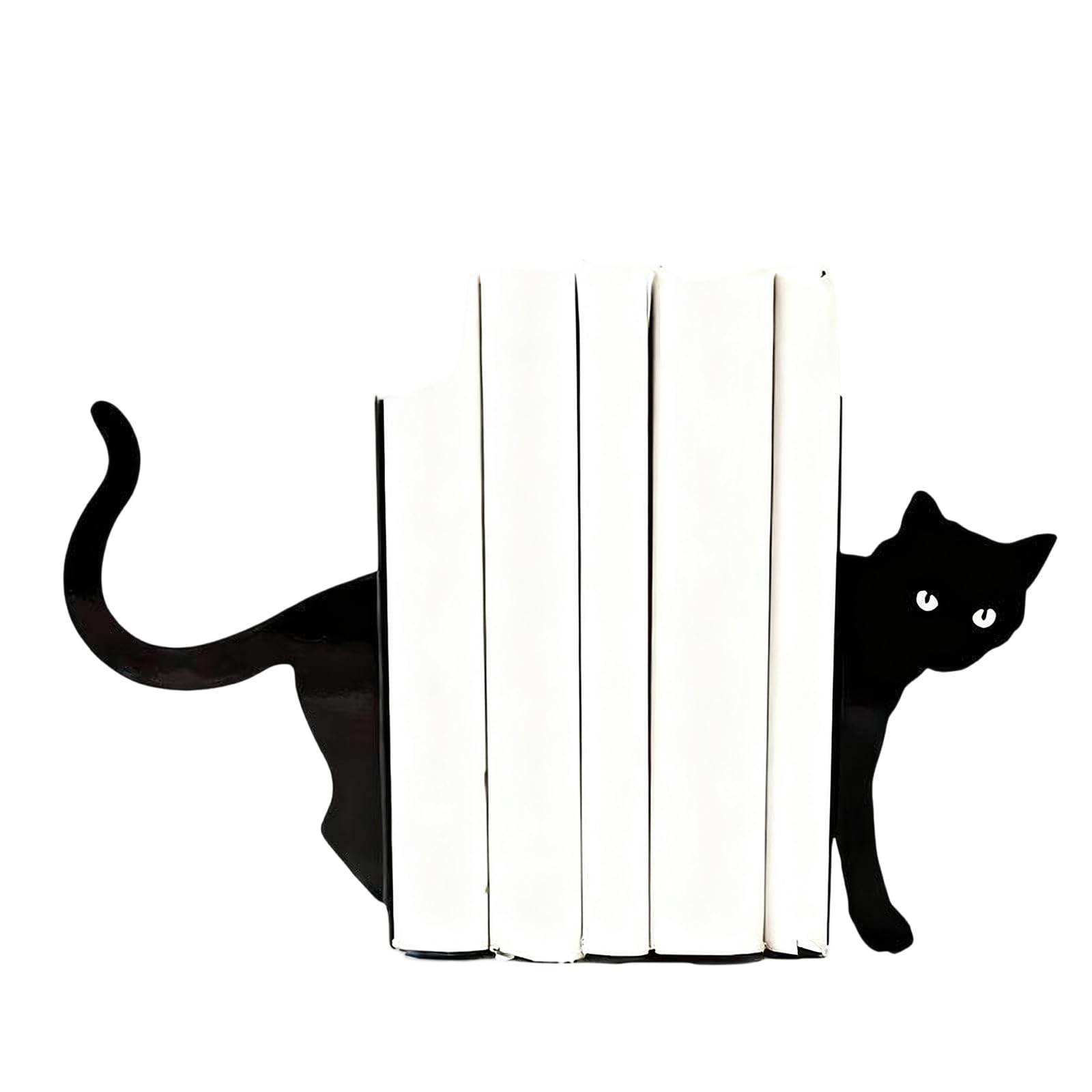 Hsioluted E Design Books Stand Metal Books Display Stand Bookends, Stands For Displaying, Pictur Albums, Notebooks Desktop Bookends