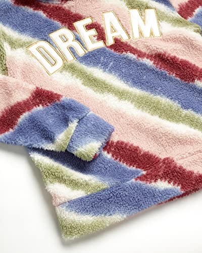 Instagirl Girls' Sweatsuit Set - 2 Piece Sherpa Fleece Hoodie and Jogger Pants (4-12)3