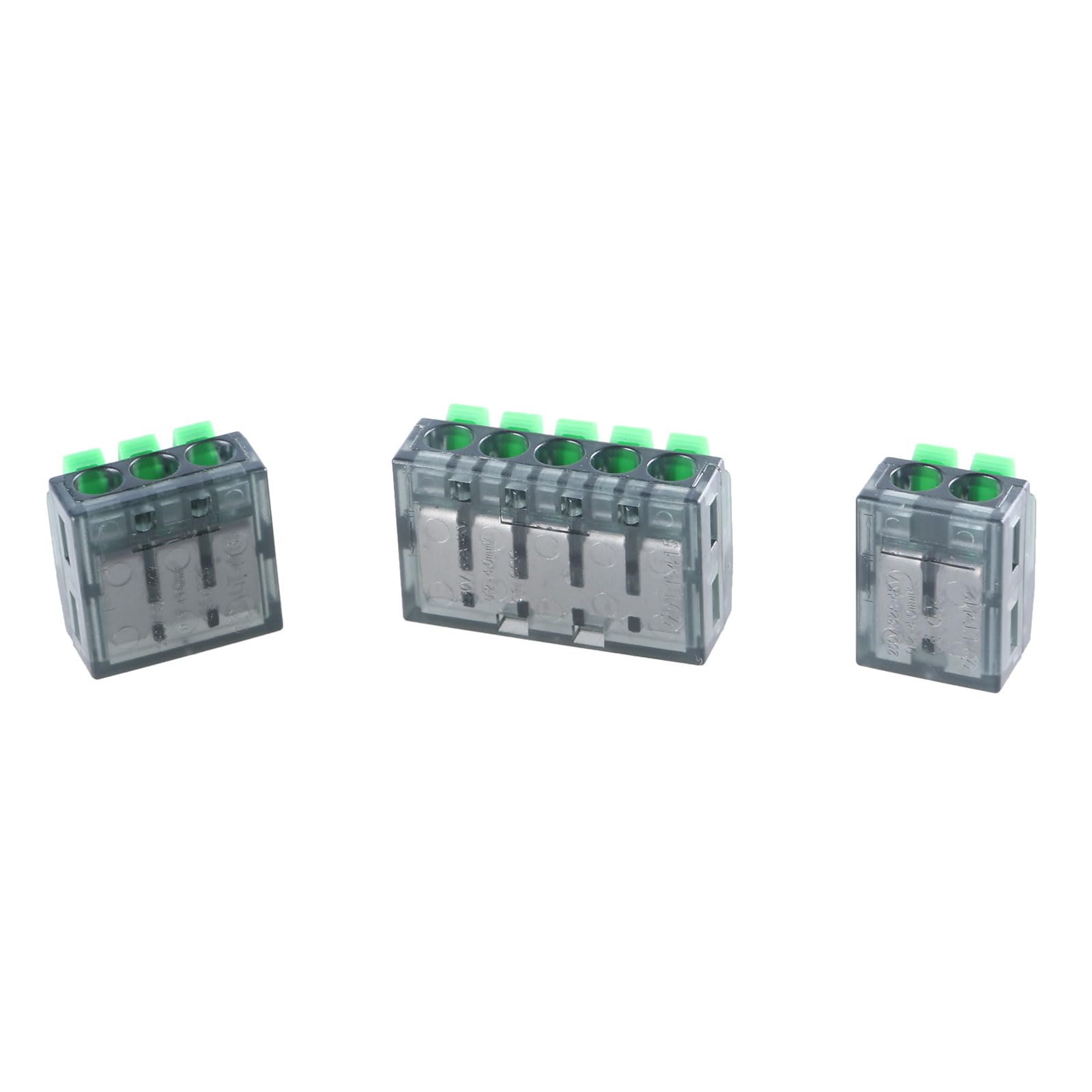 Générique Connecteur de Fil à leviers, 75 pièces, bornes de Connexion Rapide, connecteurs électriques, bornes d ' épissure de câble Rapides, connecteurs de câble faciles à Utiliser
