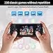 16 Bit Handheld Game for Kids Built-in 230 HD Classic Retro Video Games USB Rechargeable 3.0 Inch Childrens Travel Electronics Toys Portable Gaming Player System Gift for Boys Girls Ages 4-8-12