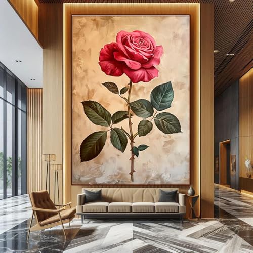 Décoration florale antique pour habiller un grand mur vide - 2