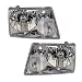 Headlights Headlamps Driver and Passenger Replacements for Ford Pickup Truck 6L5Z13008BA 6L5Z13008AA