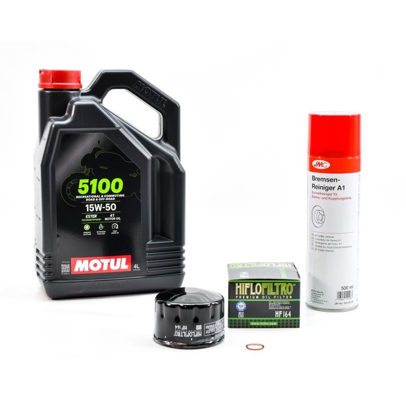 Kit di manutenzione cambio olio per BMW R 1200 GS dal 2004 al 2007 - MTL 5100 15W50 4L