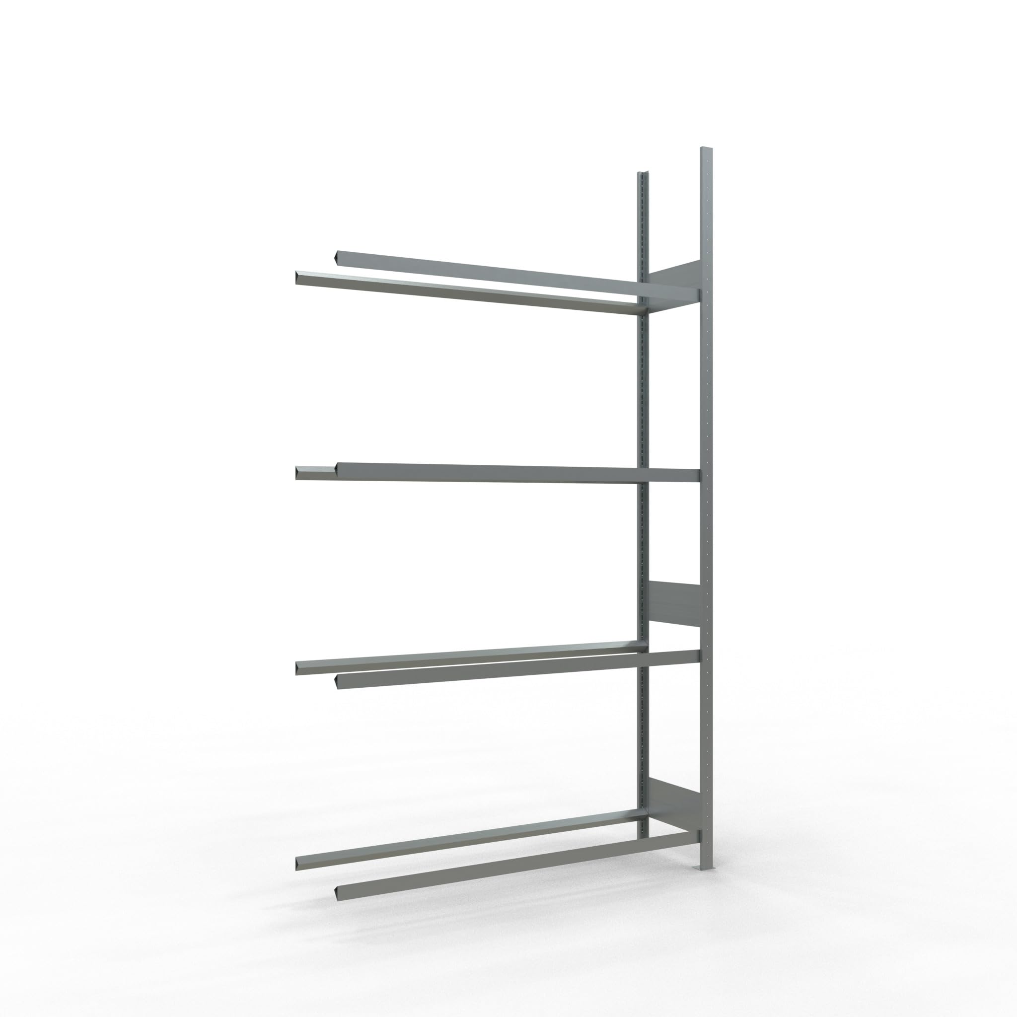 SCHULTE Lagertechnik Anbauregal, Räder-/Reifenregal, 2750 x 1500 x 400 mm (HxBxT), verzinkt, 4 Lagerebenen á 150 kg Fachlast pro Ebene
