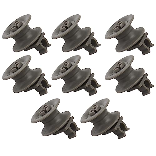 Be In Your Mind 8 Piezas Ruedas Superiores para Lavavajillas 4581DD3002A Compatible con LG LDF6920BB LDF6920ST Piezas de Repuesto de Montaje de Estante de Lavavajillas de Plástico
