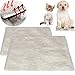 STARPIA 2 Piezas Mantas Autocalentables para Gatos Perros 60x45 cm Manta Térmica para Gatos Perros, Cojín de Calor sin Electricidad y Baterías