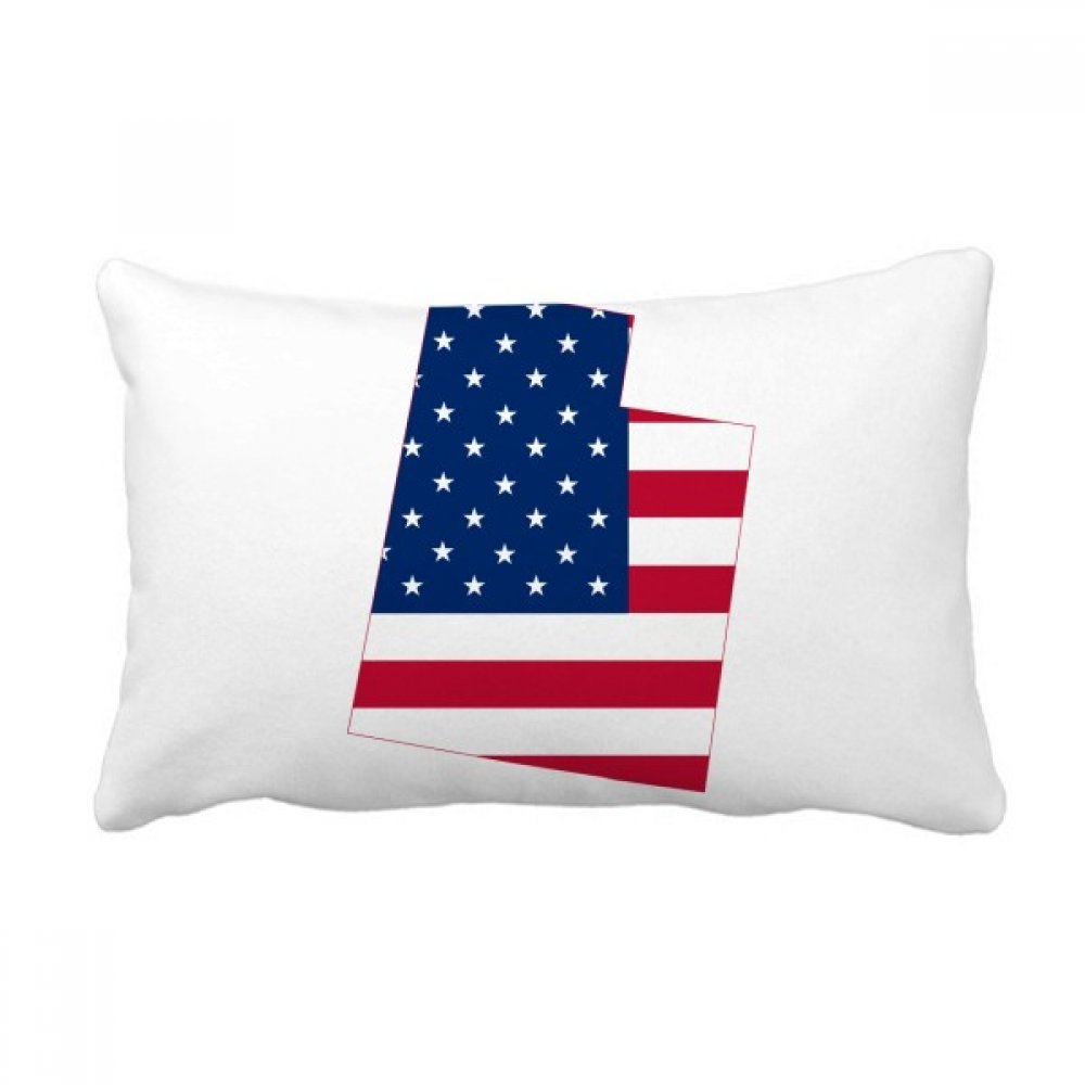 Coussin lombaire Utah USA pour soulager le dos sur le canapé motif multicolore