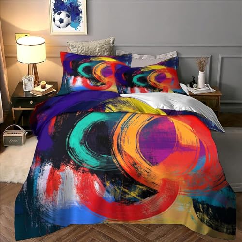 Housse de couette 3D moderne respirante avec fermeture éclair - 6