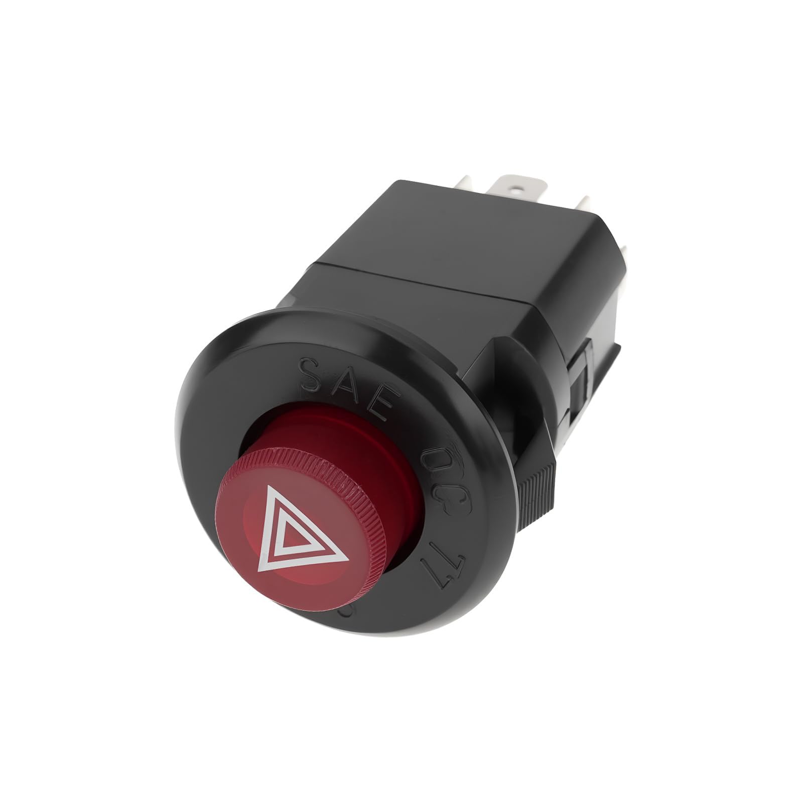 Ljmyy 10Pin Emergencies Hazard Warning Switches 0045450224 Hazard Warning Light Signals Switches with Red LED Indicators Endur