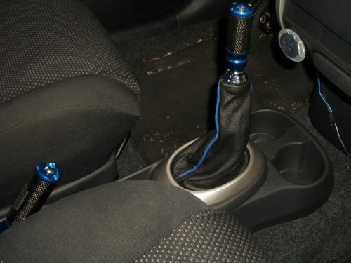 RedlineGoods ebrake Boot Compatible with Scion xB 2003-07. Tailor Made - not Universal. Genuine top-Grade Italian Black Leather with Red Thread