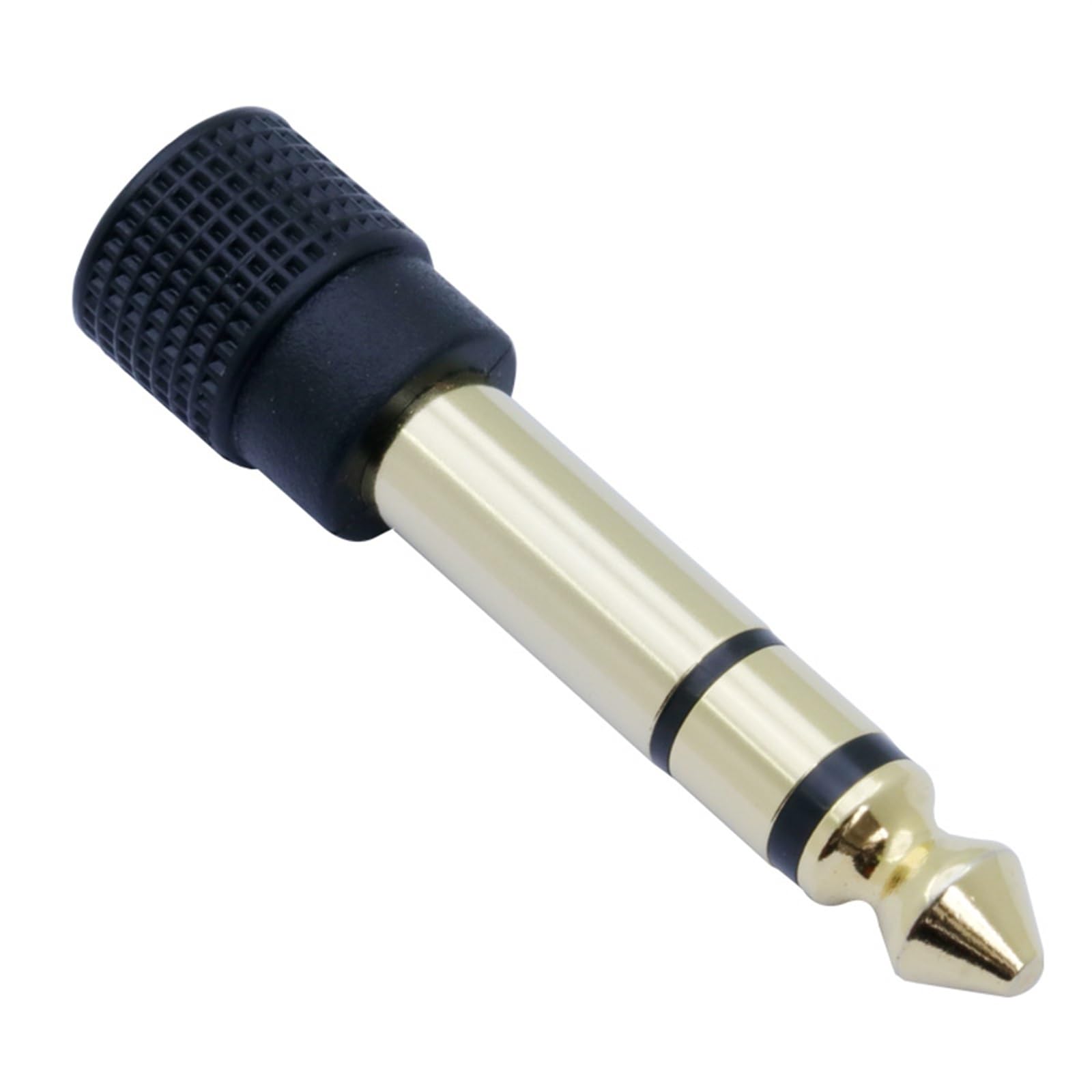 10 pièces/lot 6.35mm stéréo 3 pôles prise mâle à 3.5mm connecteur Jack stéréo femelle 3.5mm à 6.35mm adaptateur convertisseur