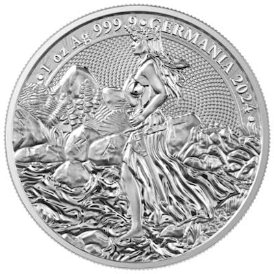 Moneda de Plata de 1 Oz Germania Mint - 5 Marcos Germania 2024-1 Oz Plata