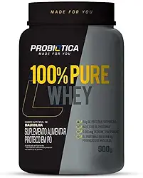 100% Pure Whey, Probiótica, Baunilha, 900 G