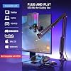 FIFINE USB Gaming Microphone Kit for PC PS5, Computer Condenser Microphone with RGB, Quick Mute, Gain Control, Boom Arm Stand, Shock Mount, Pop Filter for Streaming Discord Podcasts YouTube -A6T #5