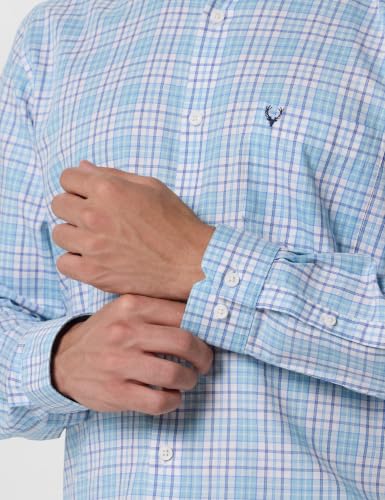 Image of Allen Solly Men's Casual Check Shirt | Regular Fit, Comfortable Fabric, Smart