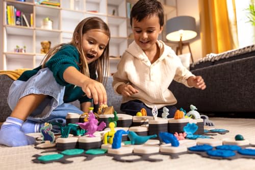 Ravensburger - Gravitrax Junior - Starter Set XXL My Planet 200 pièces - Circuit de Billes - Jeu de Construction créatif - Parcours de Billes à Construire - Dès 3 Ans - Version française - 27059