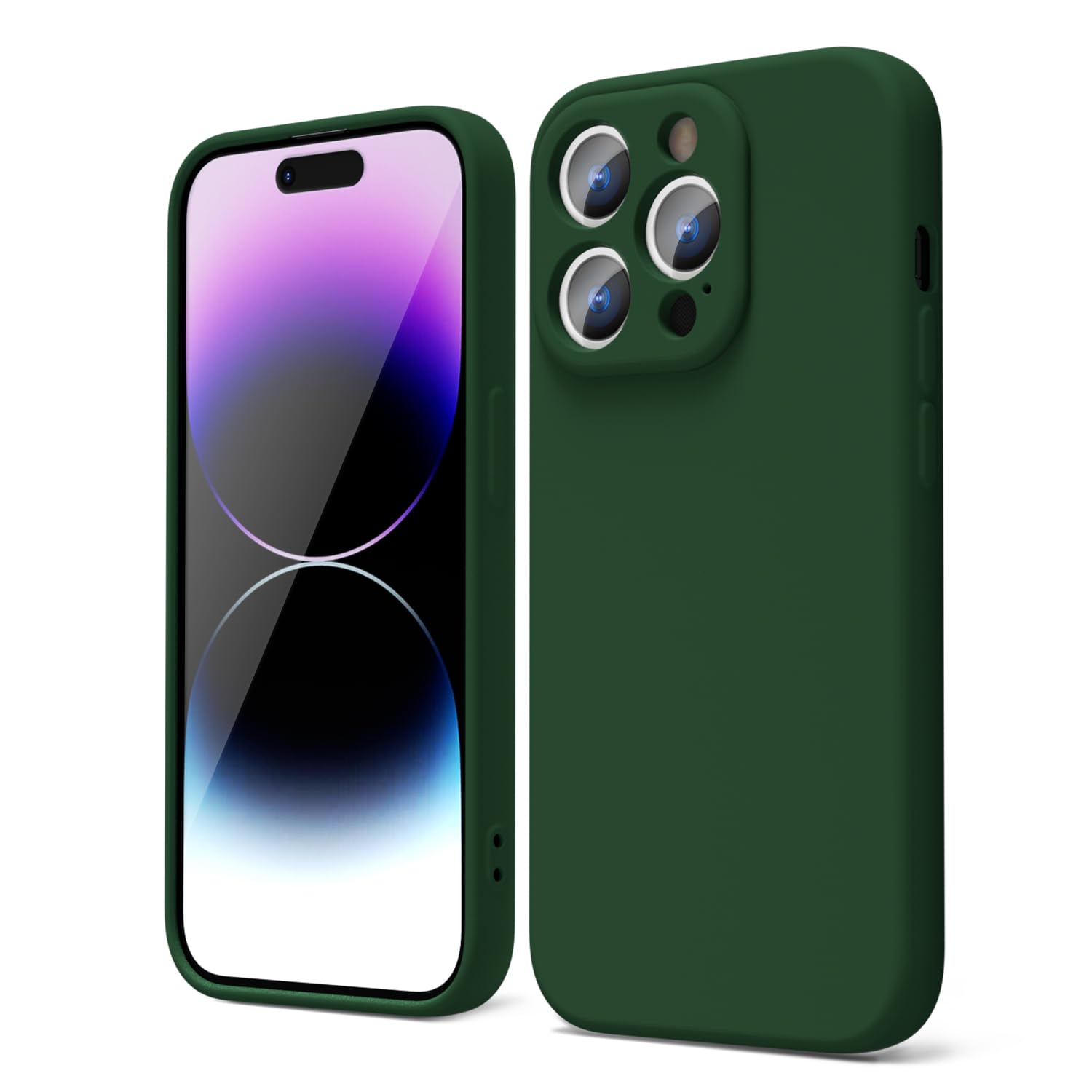 oakxco for iPhone 16 Pro Max Case Liquid Silicone, Soft Rubber Gel Elegant Aesthetic Basic Simple Cover, Cute Thin Slim TPU Matte Solid Color Plain Smooth Case for Women Girl, Light Pink — view 189