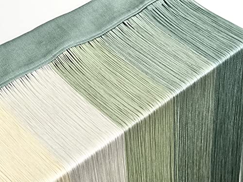 GREONE ひものれん ラメ グラデーション おしゃれ 豪華 目隠し 高密度 仕切り 90×170cm