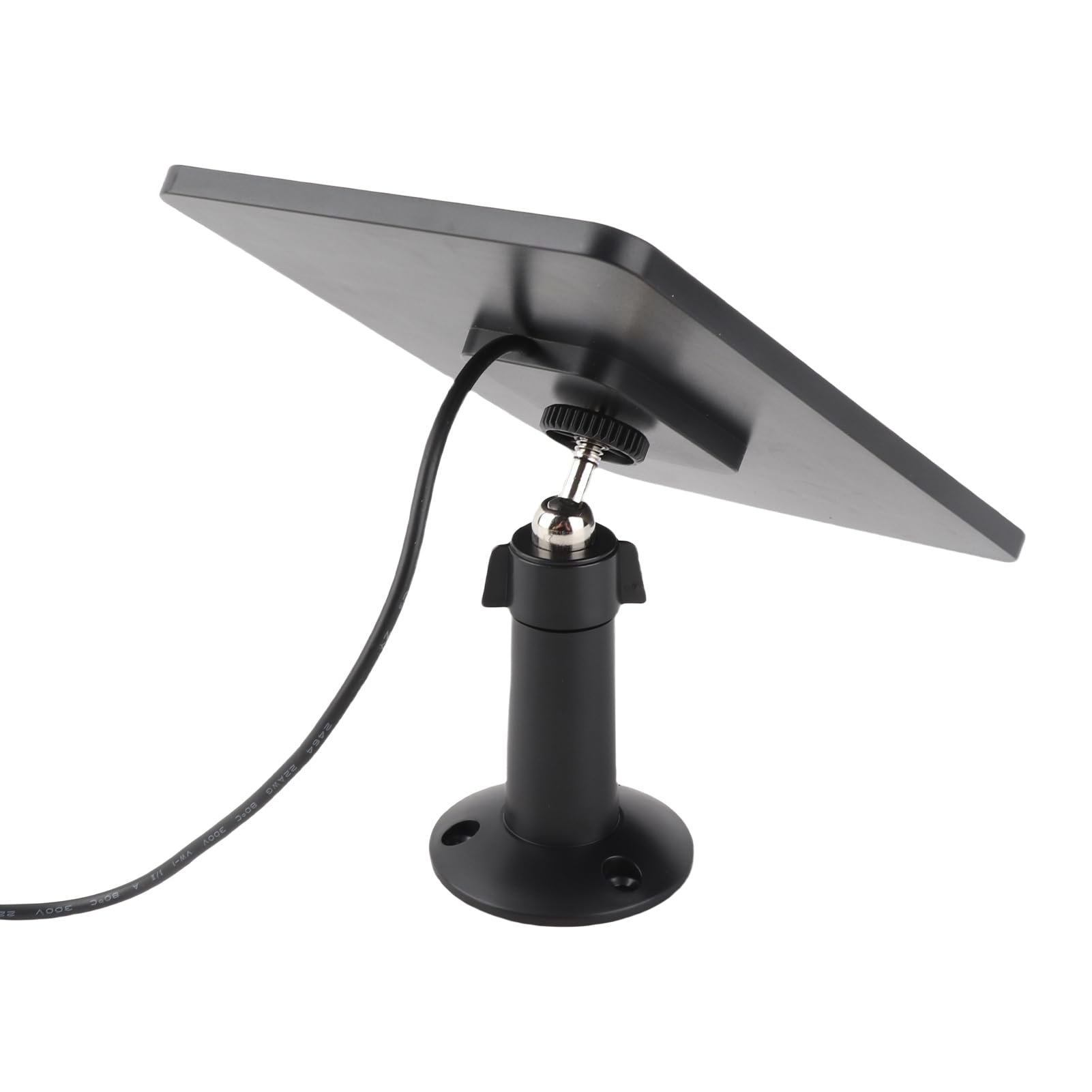Cargador Solar de Anillo de 10W, Panel Solar de Anillo para una Leva de Palo, Cargador de Energía Solar Portátil IP65 Profesional Eficiente Profesional para la Leva del (CSP4W-DC-B)