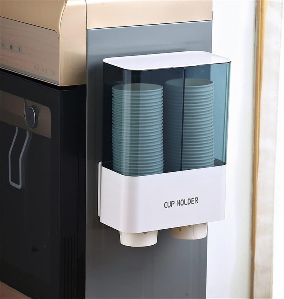 Automatic Water Dispenser Cup Holder Paper Cups Wall Mounted Taker Storage Rack