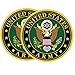 eDesign 2-Pack United States Army Vinyl Sticker Decal - 4 Inches - Us Army Military Stickers and Decals for Car Truck Van Window Bumper Laptop Tablet Cup Tumbler Water Bottle and Any Smooth Surface