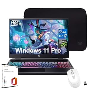 acer Predator Helios-Neo Gaming Laptop – 16″ WQXGA Display, Intel 16-Core i7-13700HX, RTX 4050, 16GB DDR5, 1TB SSD, Backlit KB, Windows 11 Pro & Microsoft Office Lifetime License, Mouse