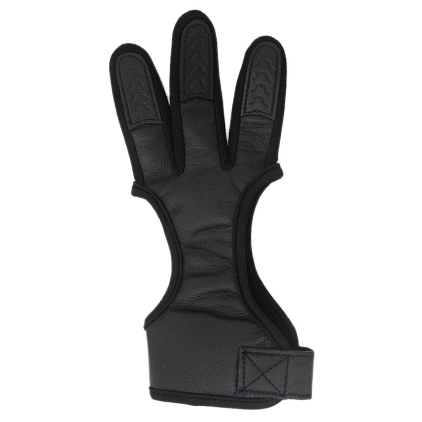 Guanti da tiro con l'arco 1 pezzo 3 dita alta elasticità protezione della mano protettiva tiro con l'arco arco guanto da accessori for sport all'aria aperta
