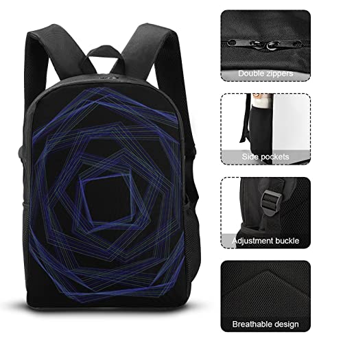 Sac à dos imprimé en 3D multifonction voyage sport école - 7