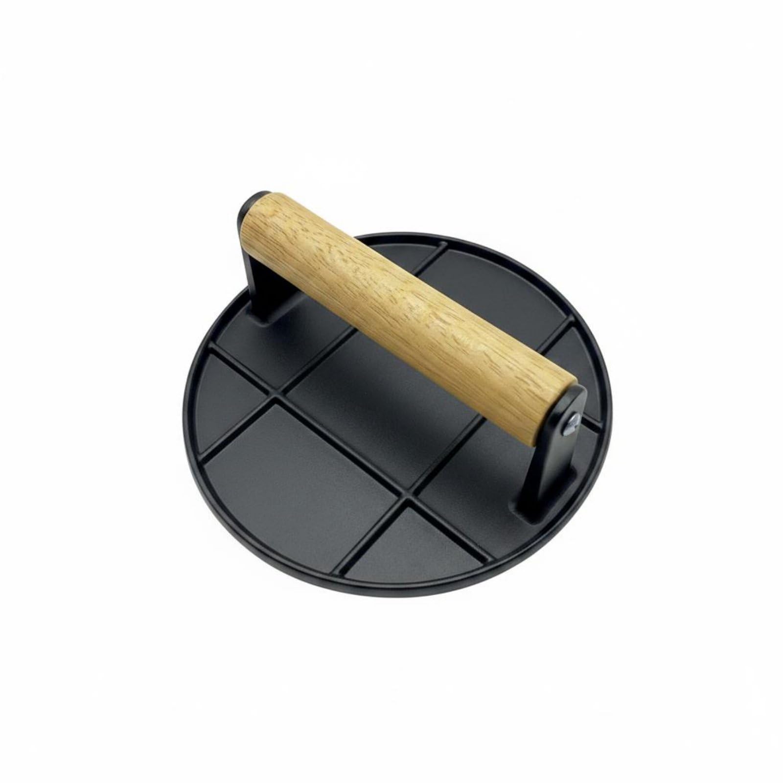 Non-Stick Hamburger Patty Press Dishwasher Safe Hamburger Patty Former Even Cooking Square Burger Press Single-Piece Molded for Grilling, BBQ, Blk Round Meat Press-image-48
