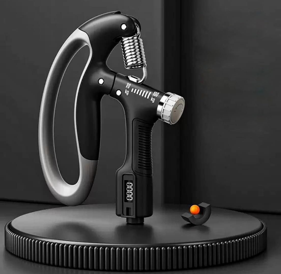 Fitness Scout Hand Grip | Adjustable Resistance | Hand Gripper for Home & Gym Workouts | Perfect for Finger & Forearm Hand Exercises & Strength Building for Men & Women | Home & Gym Equipment (Black) (B0CVMT9LNQ) Amazon Price History, Amazon Price Tracker