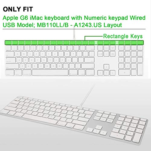 Protector de teclado de silicona ultra delgado para iMac G6 miniatura 2