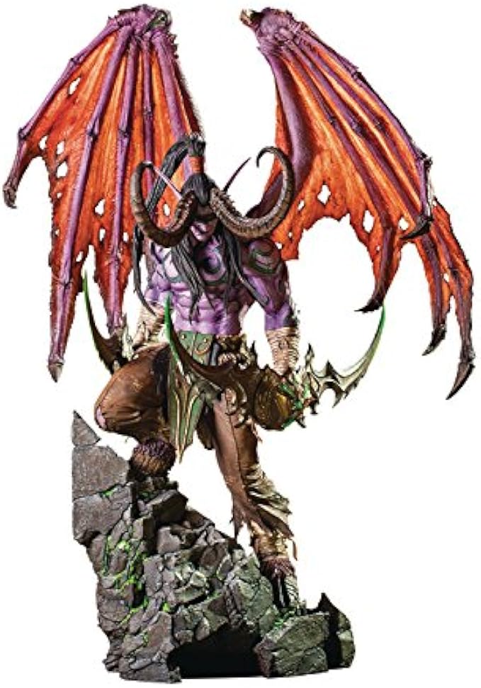 Blizzard World of Warcraft: Illidan Stormrage Toy Figure Statues