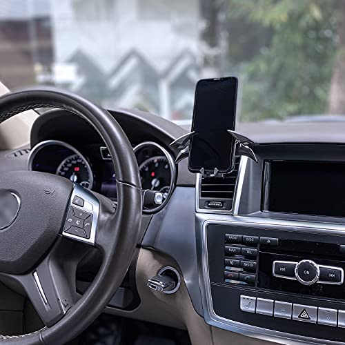 RANGUOWEN Car Phone Holder Batwings Mount Unique Cell Phone Holder For Car Accessories For Men Gifts Universal Vent/Dash/Windshield Gravity Automatic Locking Hands Free - Image 2