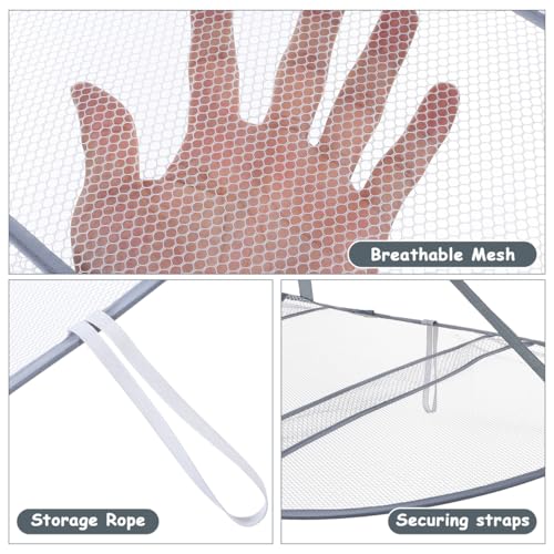 TOPPERFUN Atmungsaktives Trockennetz trocknendes Netz Kleiderständer zum Aufhängen von Kleidung hängender Maschentrockner Wäscheständer für den Innenbereich Wäscheständer aus Mesh Stoff