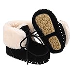 Fnnetiana Newborn Baby Warm Winter Snow Boots Toddler Soft Sole Anti-Slip Infant Prewalker Unisex Nursling Crib Shoes