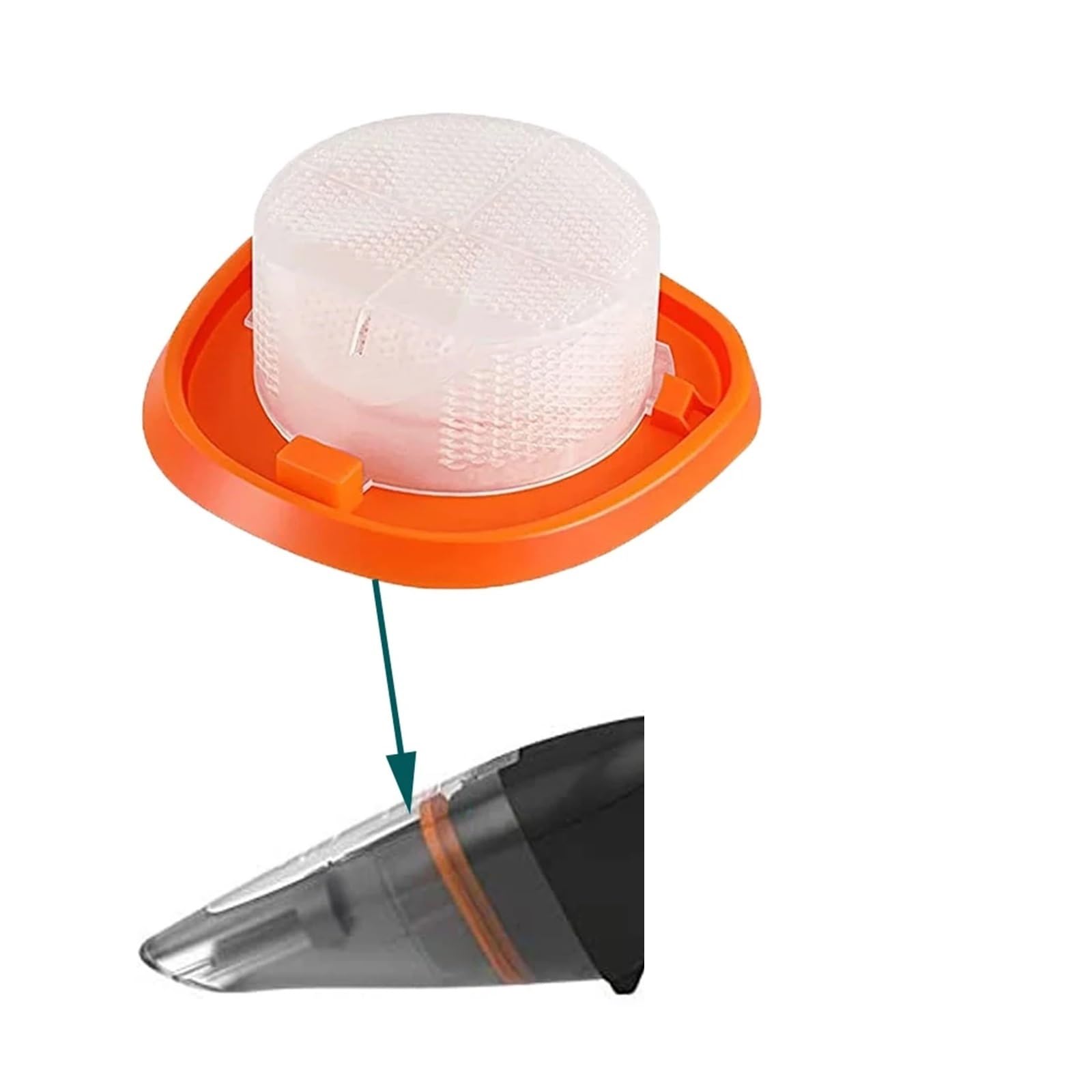 Filtro De Vacío De Mano Inalámbrico, Compatible Con Dustbuster, Aspiradora De Repuesto NVC115JL NVC115W-QW NVC115JL-GB(6 pcs)