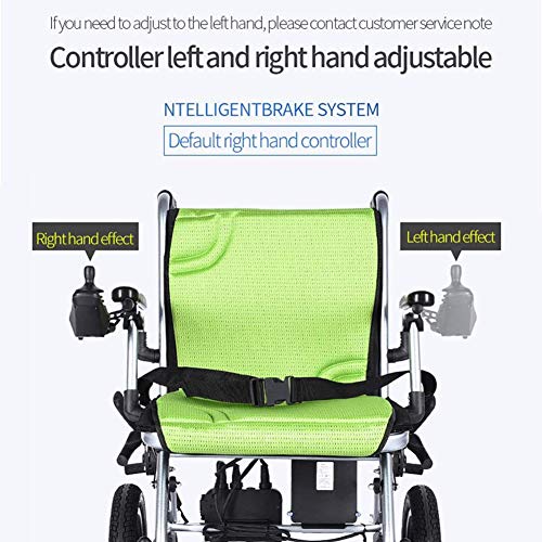 AMITD Sedia a Rotelle Elettrica,Pieghevole