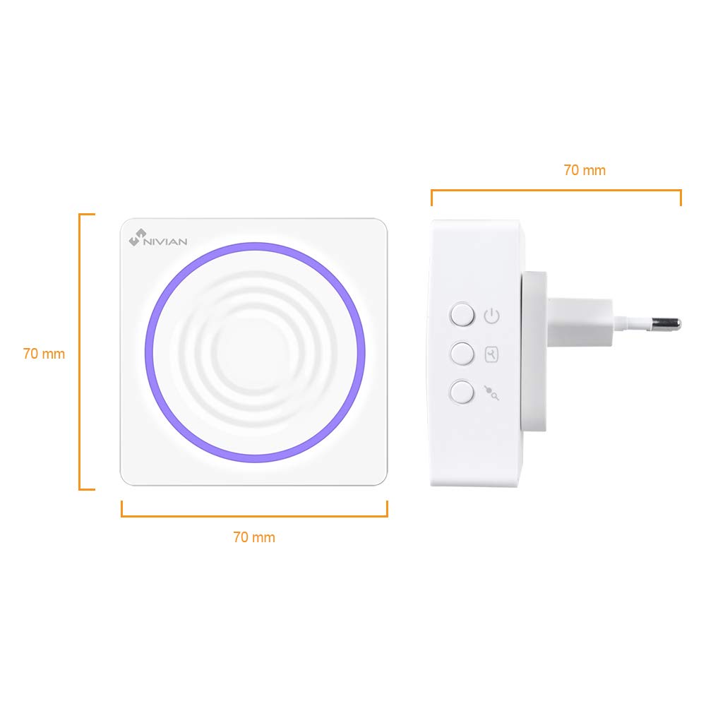 Sistema Allarme Casa Nivian Senza Canone - Kit WiFi Con App Tuya, Sensori E Sirena - Foto 11