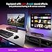 Edifier MG300 Computer Sound Bar: Loud Speakers with Deep Bass - Switch RGB Built-in Microphone for Gaming Speakers Wireless Bluetooth 5.3 & USB Adapter PC Sound Bar for Desktop