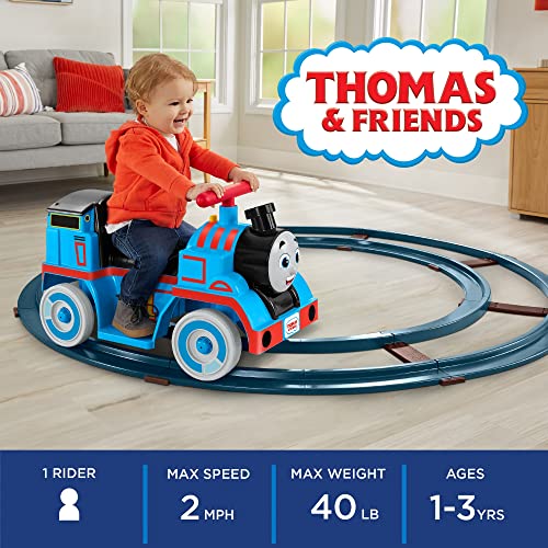 Power Wheels Thomas & Friends Ride-On Train, Thomas With Track, Battery-Powered Toddler Toy For Indoor Play Ages 1+ Years #TOP1