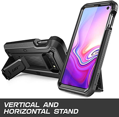 Supcase Unicorn Beetle Pro Series Designed For Samsung Galaxy S10E Case (2019 Release) Full-Body Dual Layer Rugged With Holster & Kickstand With Built-In Screen Protector (Black) #TOP1