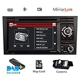 【 große System 】 die leistungsstarke Software mit WinCE 6.0 800 MHz System, stabile schnelles läuft System für Kfz-Industrie.Hochwertige Hardware MTK Lösung, Qualität IPS-Panel kapazitiver Touch Bildschirm für super optische Aufwertung + tda7851 Verstärker IC für hochwertigen Sound und Subwoofer Ausgang