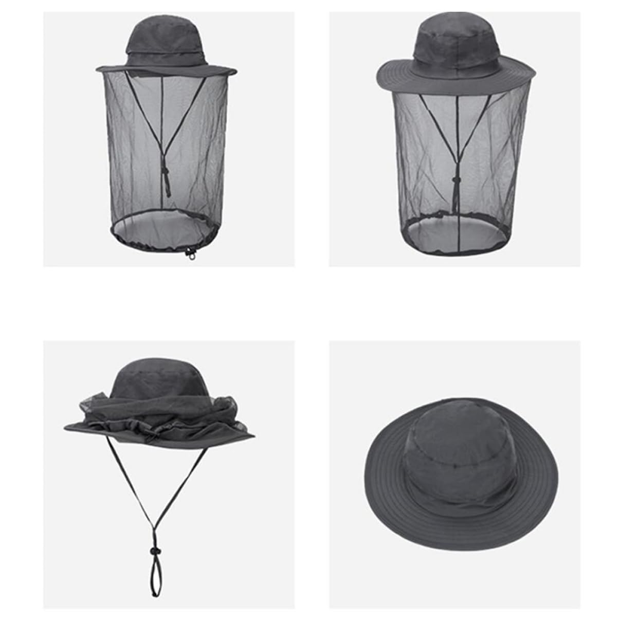 BESPORTBLE Cappello Anti-UV Cappello per La Protezione Solare Cappello da Cappello Dark Grey