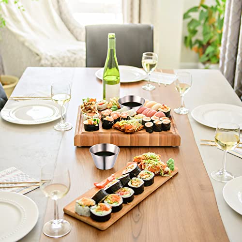 Potchen 36 Pieces 5.5 Oz Sauce Cups Stainless Steel Condiment Metal Dipping Round Condiments Ramekins For Dish Vinegar Butter Ice Cubes Lemon Slices Catering Camping Bbq Dinner Party Dressing #TOP3