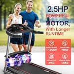 T300 Laufband für Zuhause Klappbar mit Steigung bis 12km/h: 2.5-PS-Motor, 120KG Tragfähigkeit, App kompatibel - 2 Jahre Garantie – Bild 2