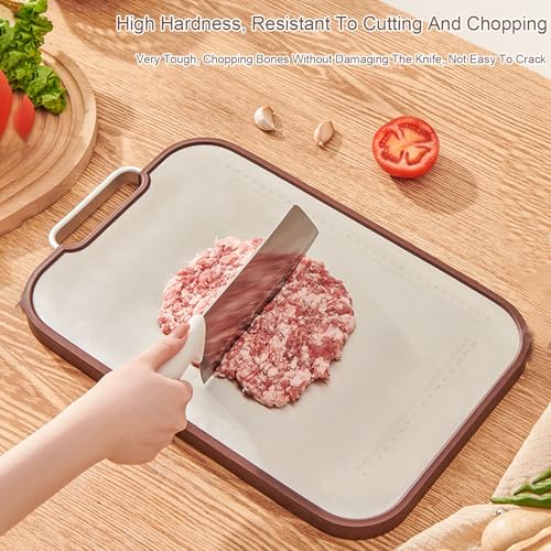 Planche à découper lave vaisselle antidérapante de cuisine réversible